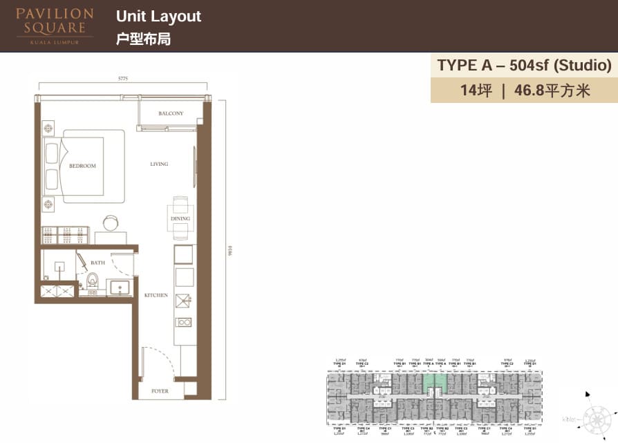 Pavilion Square LAYOUT PLANS